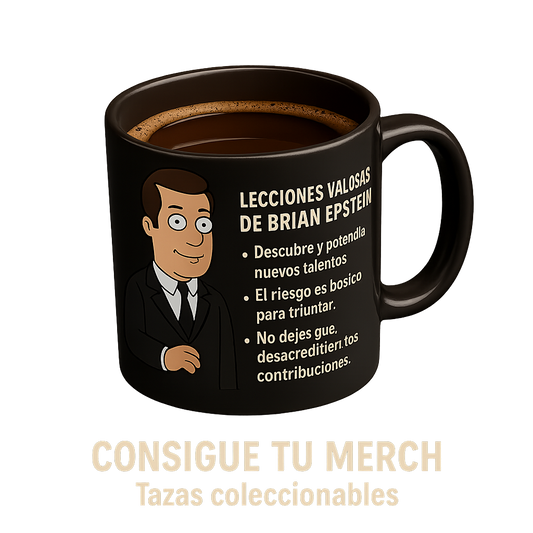Taza Coleccionable Brian Epstein (Estilo animado)