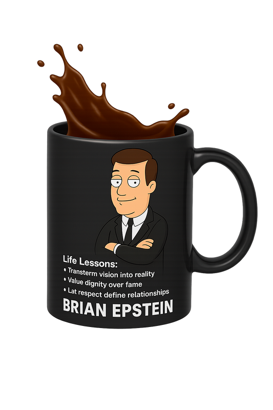 Taza Coleccionable Brian Epstein (Estilo animado)